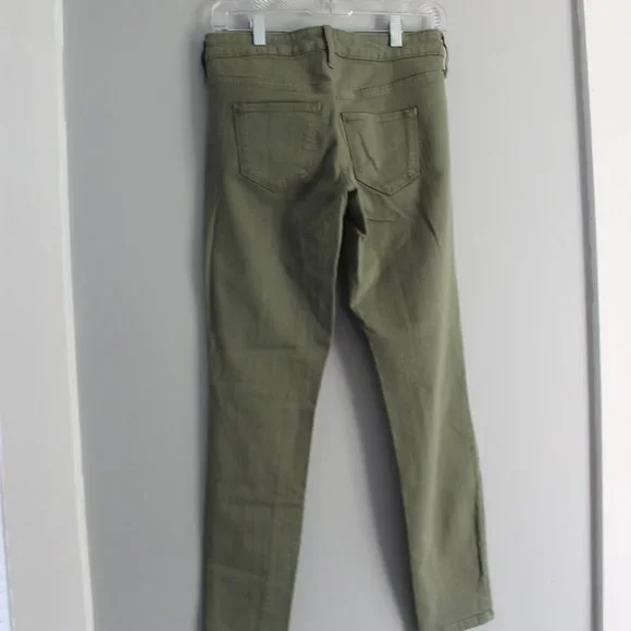 Universal Thread Mid Rise Skinny Green Jeans size 2 - Picture 5 of 8